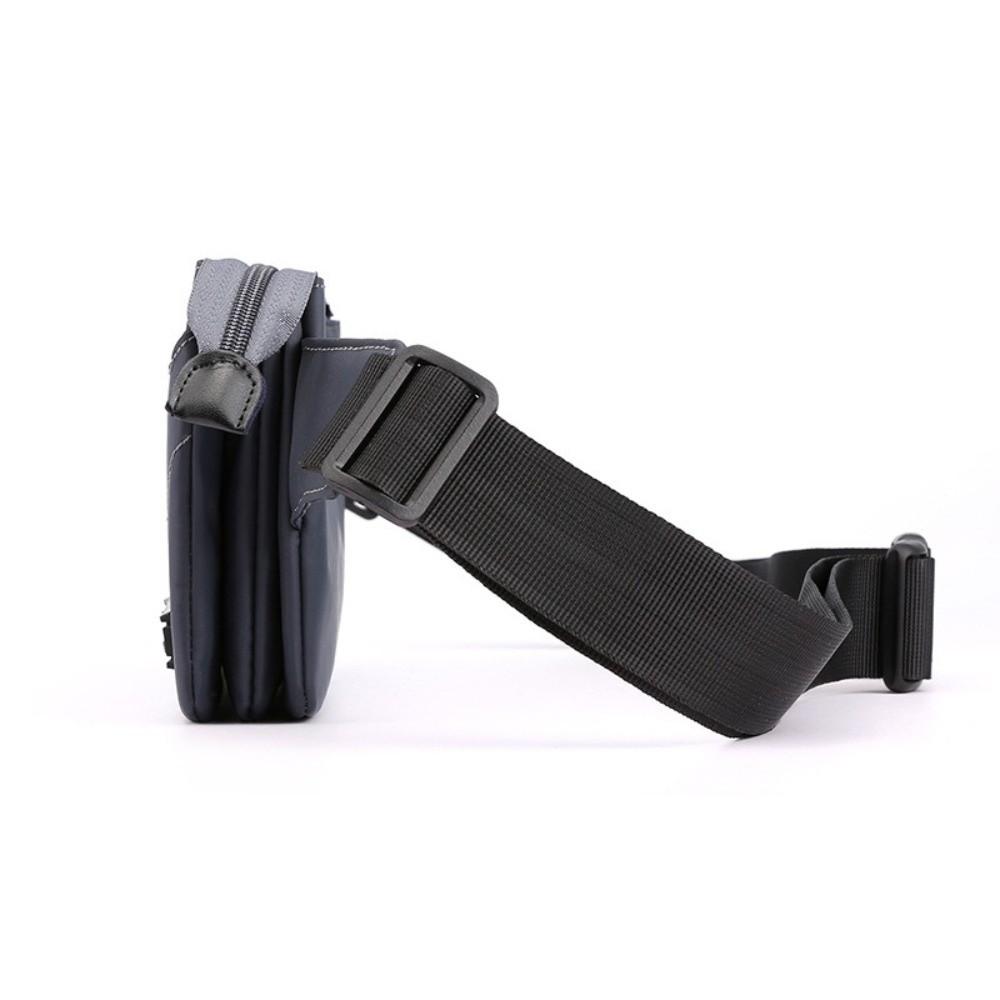 Anti Splash Men's Chest Bag Large Capacity Nylon Sling Shoulder Bag Simple Male Waist Bag  Male