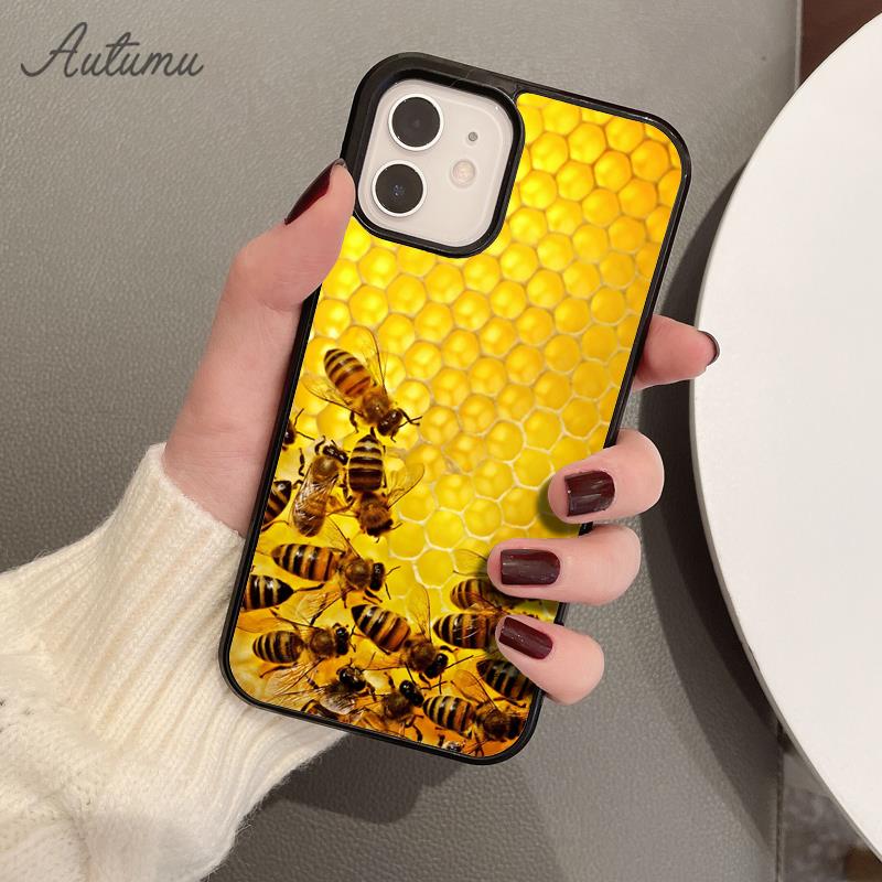 Bee Keeping Honey Bees Phone Case for iPhone 11 12 13 14 Pro Max mini XR XS SE 2020 7 8 Plus Samsung Galaxy S21 S22 Cover shell