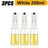3PCS 200/300ml Oil Sprayer Bottle 1PC Kitchen Cooking Oil Dispenser Fitness Fat Loss Camping BBQ Vinegar Sauce Sprayer Bottle