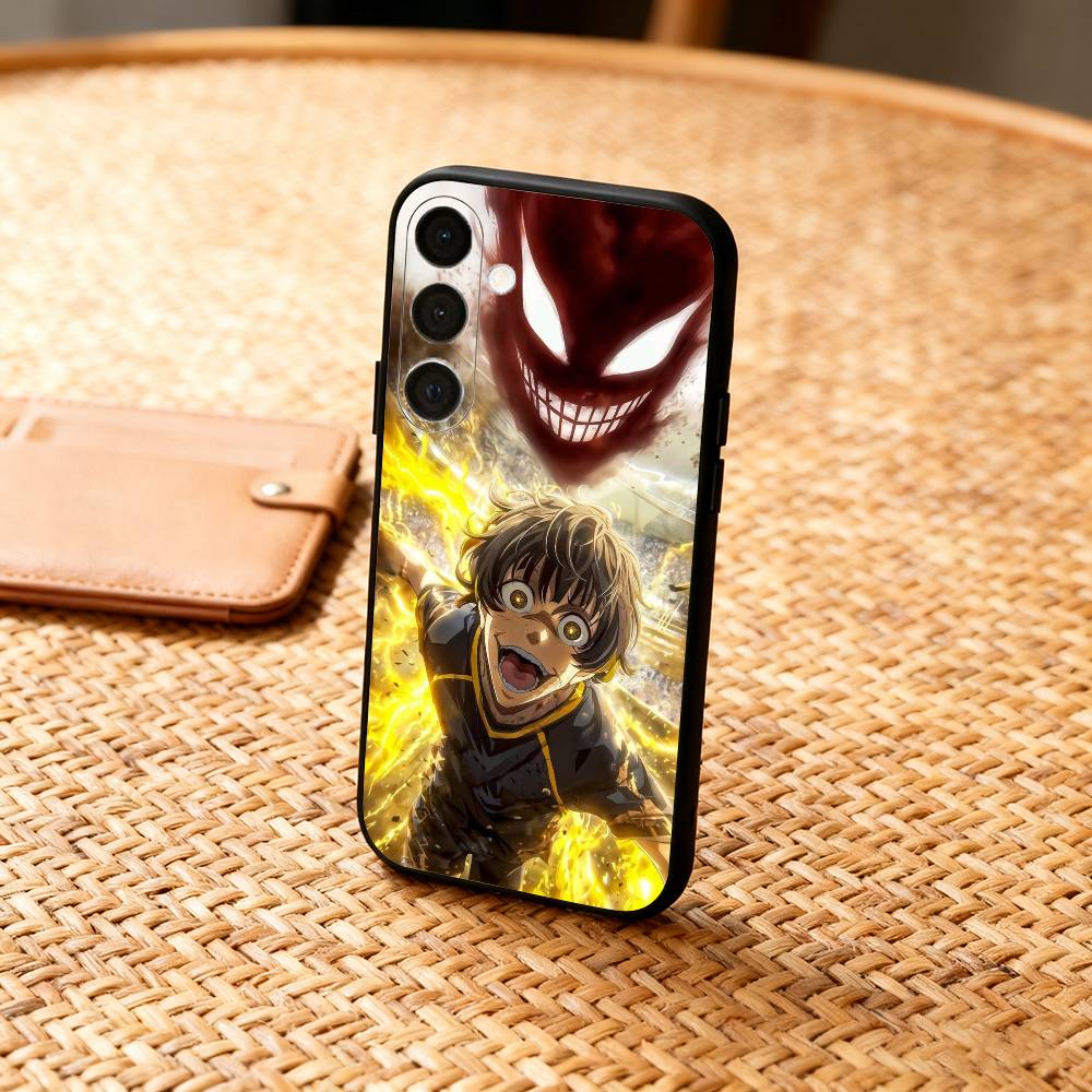 

Comics B-Blue L-Lock Phone Case For Samsung A73,72,71,A52,51,40,41,A22,A32,31,A13, Soft Black Shell Samsung a42 5g