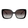Burberry 4323F New Striped Series Elegant Vacation Style Fashion Square Sunglasses Women sunglasses Black BE-S-4323F-38538G