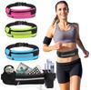 Waterproof Shockproof Sports Waist Bag with Close-Fit Phone Holder and Magic Water Bottle for Outdoor Activities