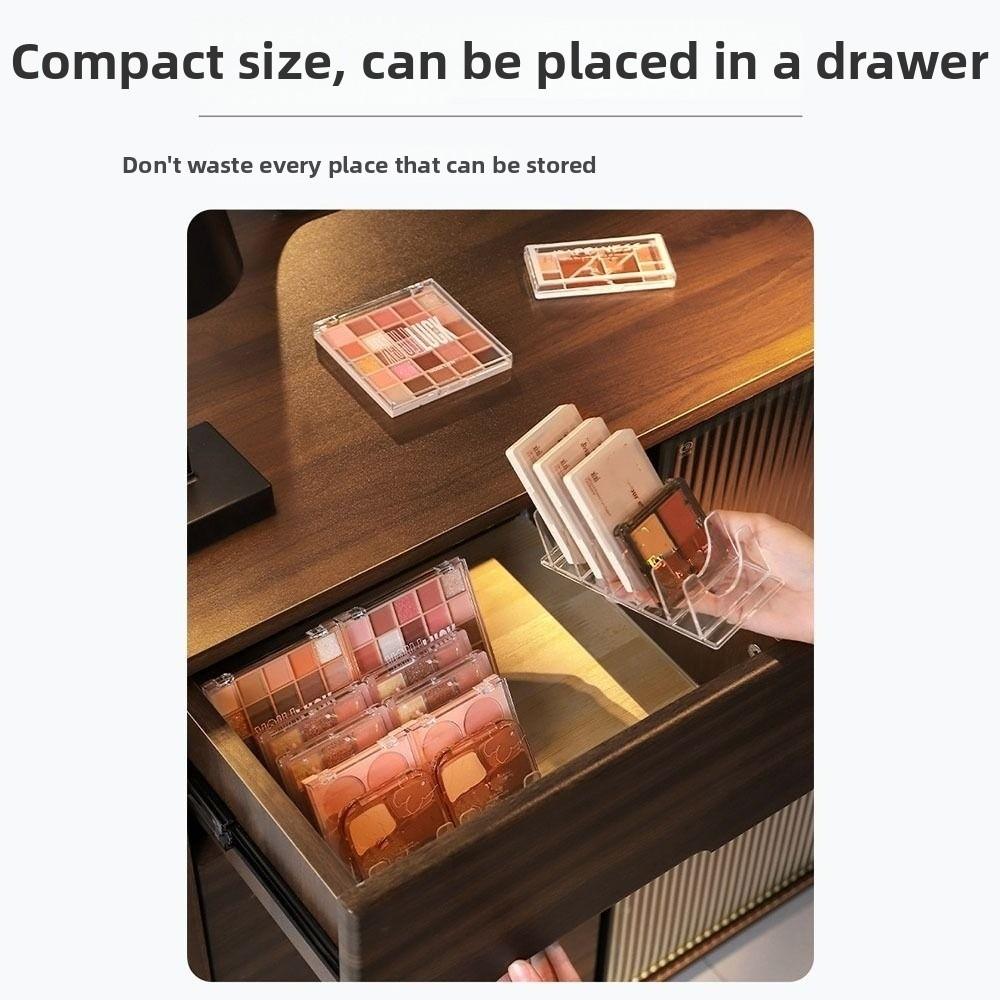 Multi-Function Cosmetic Stand Acrylic Blush Powder Storage Tray Durable Cosmetics Tools Stand