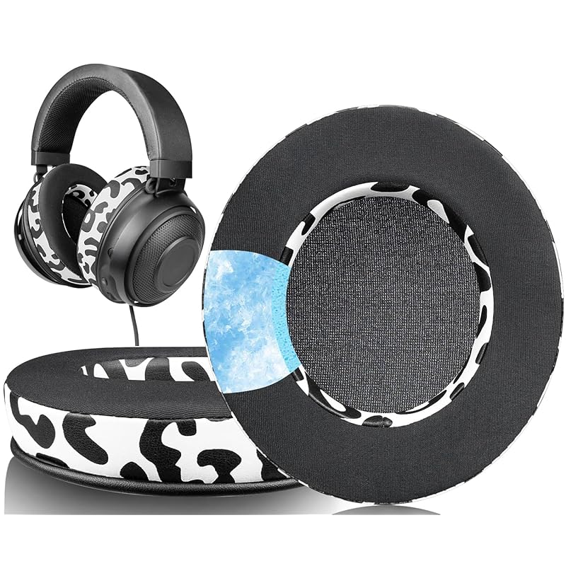 

SOULWIT cooling gel pad ear pads ear cushion Razer Kraken 2019/Tournament Edition/Ultimate/Kitty/Nari/Essential/Ultimate/Kraken X/V3 X gaming