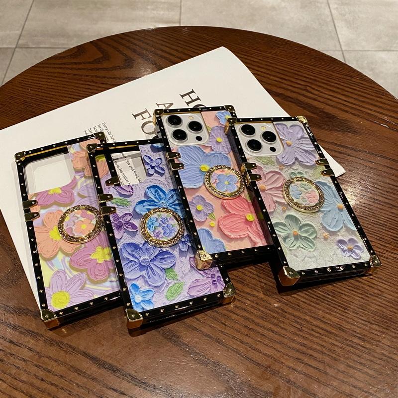 

Для iPhone15 14 13 12 Pro Max 11 Samsung Galaxy S24 S23 S22 Ultra A55 A54 A53 Z Filp5 Кольцевой держатель ТПУ ПК Металлический кронштейн Гибридный чехол для телефона с принтом Samsung S24