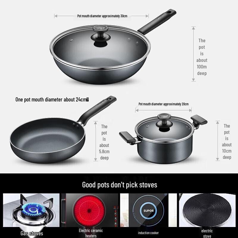 Supor Non-stick Cookware Set