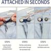 1-10pcs Jeans Buckle Extenders Waist Adjustable Metal Button for Pants Free Sewing Retractable Waistband Stretch Expander