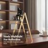 Metallfigur mit Leiter Art Thinker Moderner Denker Mann Statue