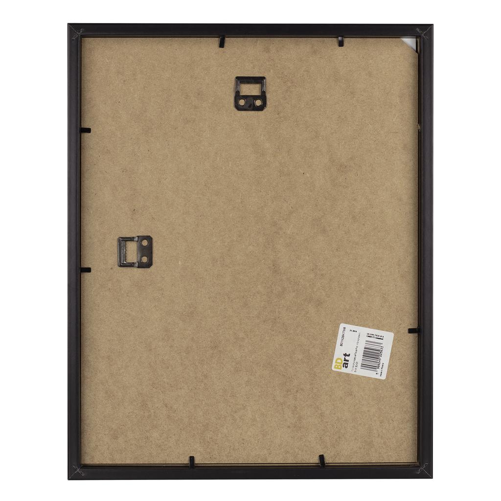 Zestaw 2 Szt. Ramek Czarnych Basic 28X35 Na 4 Zdjęcia 10X15 Cm Z Passe-Partout