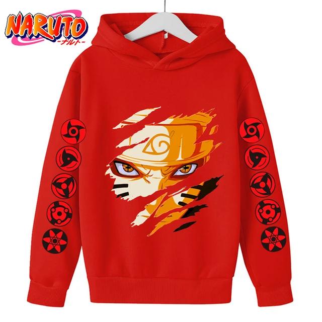 2025 MINISO Moletom Naruto Infantil Roupa Infantil Para Meninos Roupa Infantil Bebê Outono Quente Moletons Casaco Roupa de Desenho Animado Moletom