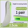 1Pair New Air Cushion Height Increase Shock Absorbing Insole for Sports Shoes Insoles Breathable Sweat and Anti-Odour Insole