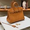 Dukopp Slash 25/30 Insewn Ostrich Leather Upgraded Fashion Large Capacity Handheld Women's Bag
