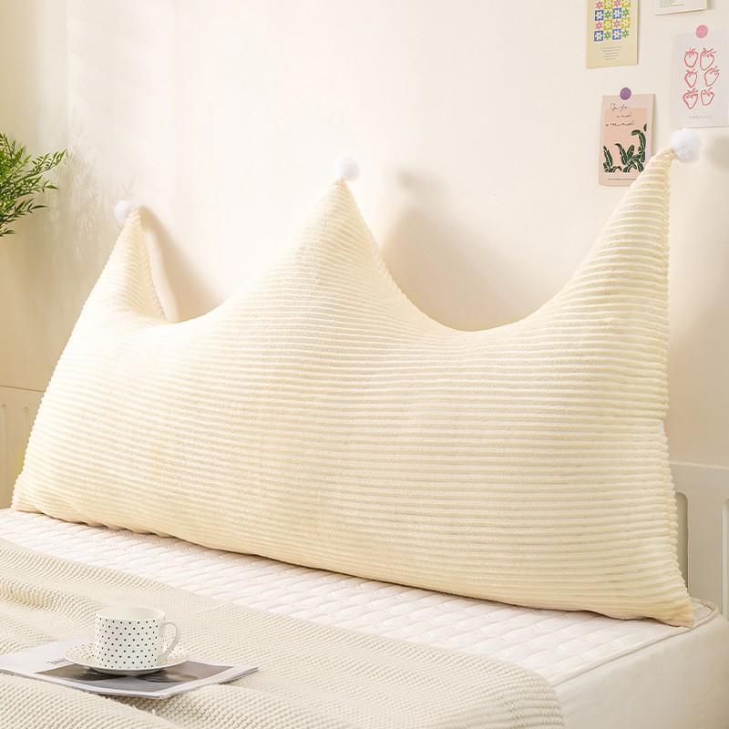 Cream Style Soft Headboard Cushion: Anti-Collision Tatami Bay Window Backrest Pillow