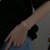 New Fashion  Colour Double Layer Bracelet Sparkling  Exquisite Simple Women Bracelet Fine Jewelry Accessories