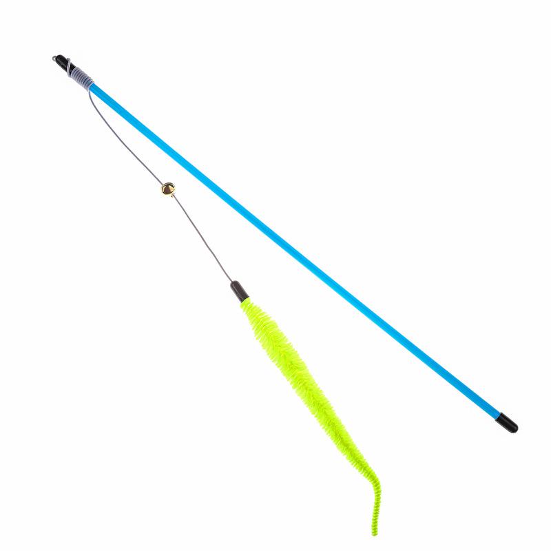 Caterpillar Teaser Wand Replacement Head - Six Colors Cat Toy for Self-Entertainment