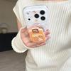 Korean Style Bread Shake Magnetic Stand iPhone 17/16 Pro Max/15/14 Case for Women