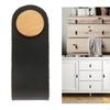 Artificial Leather Pull Handle Door Cupboard Drawer Desk Cabinet Dresser Knob