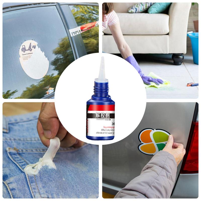 Multipurpose Superglue Remover Cleaner Glue Adhesive Debonder Nail Glue Resin Liquid Glue Debonder Remover Cleaning Adhesive