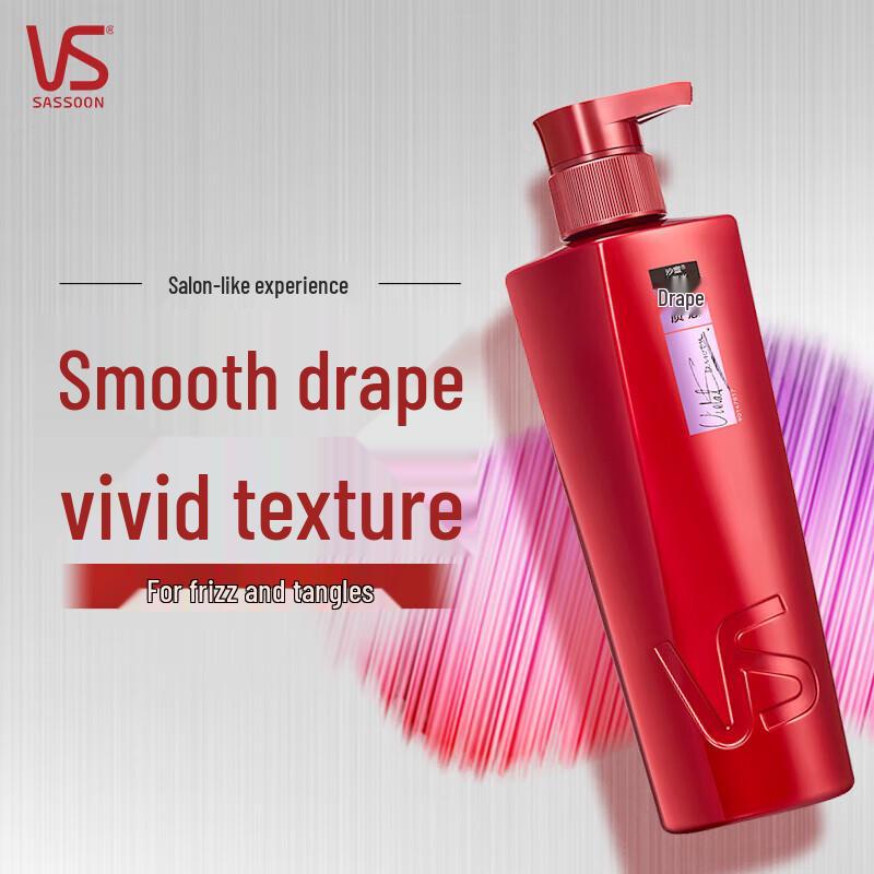 VS Sassoon Drapey Texture Shampoo (3 X 400g)