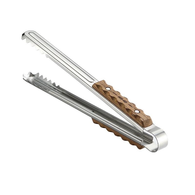 CAMPINGMOON MS-40 Outdoor Kitchenware Cookware Serving Tong Barbecue Clip Clamps Food Tongs Stainless Steel Bbq Food Clip Clamps