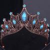 Baroque Crystal Crown Tiara for Women Bride Vintage Rhinestone Prom Diadem Bridal Wedding Hair Accessories Jewelry Crown Tiara