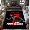 Cristiano Ronaldo Potisknutý Křišťálový Sametový Koberec Protiskluzový Křišťálový Sametový Koberec Pro Pohovku Ložnici Vnitřní Domácí Dekorace