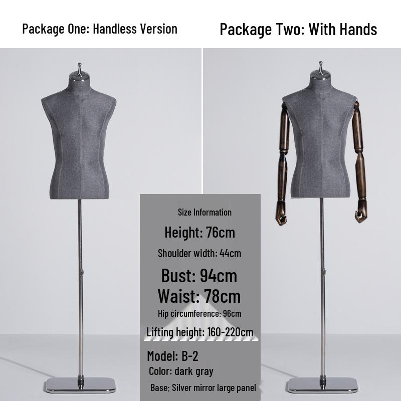 Premium Full-Body Mannequin for Business Suit Displays