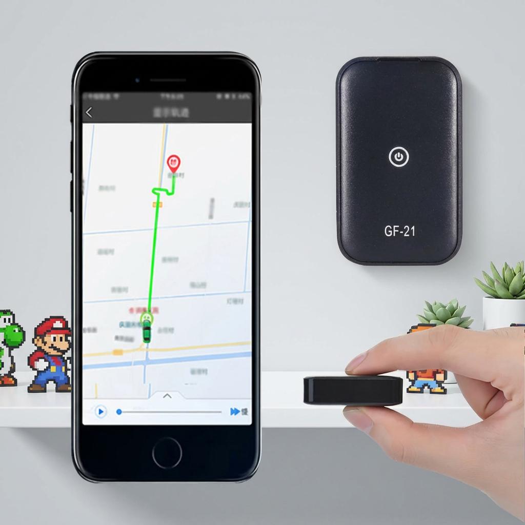 Mini Locator Tracking Device Portable GPS tracker for Car Kid Elder and Pets Smart GPS Tracker & Locator GF21