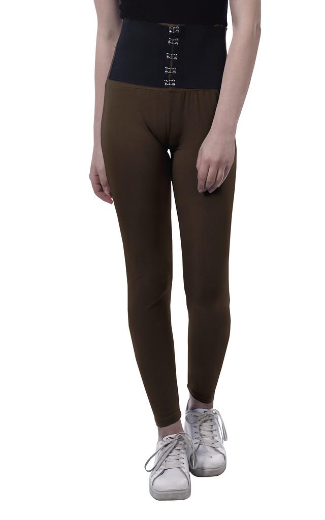 Moomaya High Waisted Yoga Pants For Women Corset Style Trendy Workout