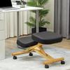 Kneeling Chair Ergonomic Kneeling Stool with Wheels Seat Stool to Improve Neck Pain for Home and Office