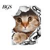 Niedliches Katzen-Hunde-Muster, Toilettendeckel-Abdeckungsaufkleber, Wandaufkleber, Badezimmer-Heimdekoration