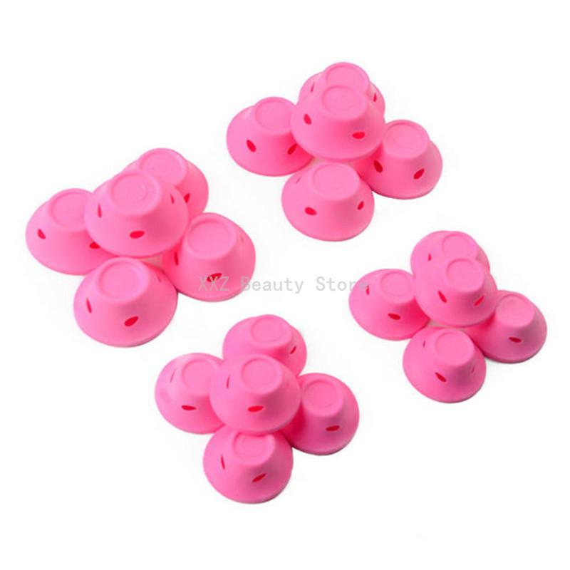 Magic Hair Care Rollers Set -10/20/100PCS Soft Silicone Hair Curler No Heat No Clip DIY Curling Styling Tool For Beautiful Curls