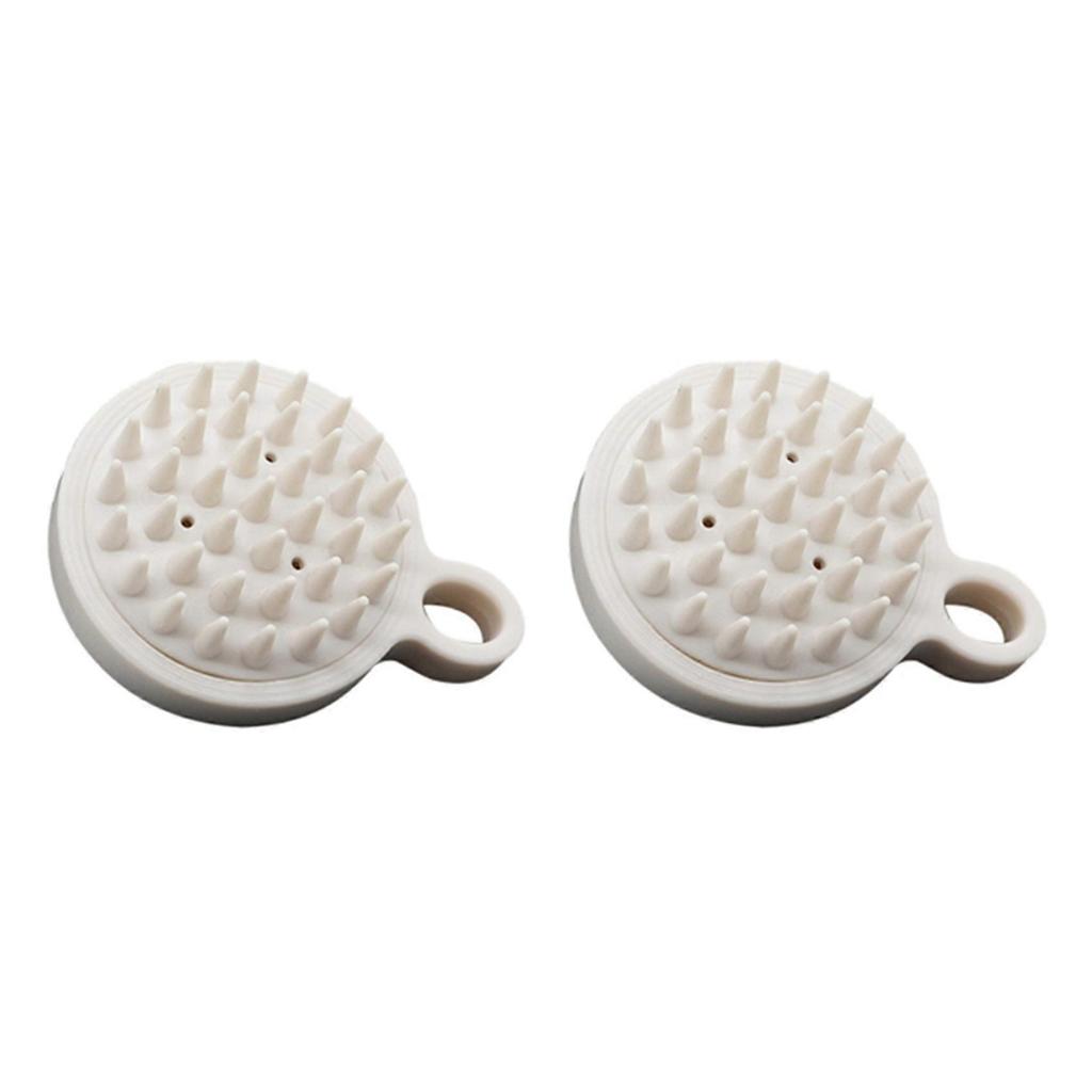 2X Scalp Massager Shampoo Brush, Wet and Dry Manual Scalp Massage Brush, Can Exfoliate and Remove Dandruff