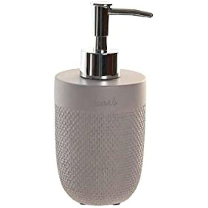 Distributeur de savon - DKD Home Decor - Standard - Gris - Ciment et polypropylène - 8x8,5x16,5cm