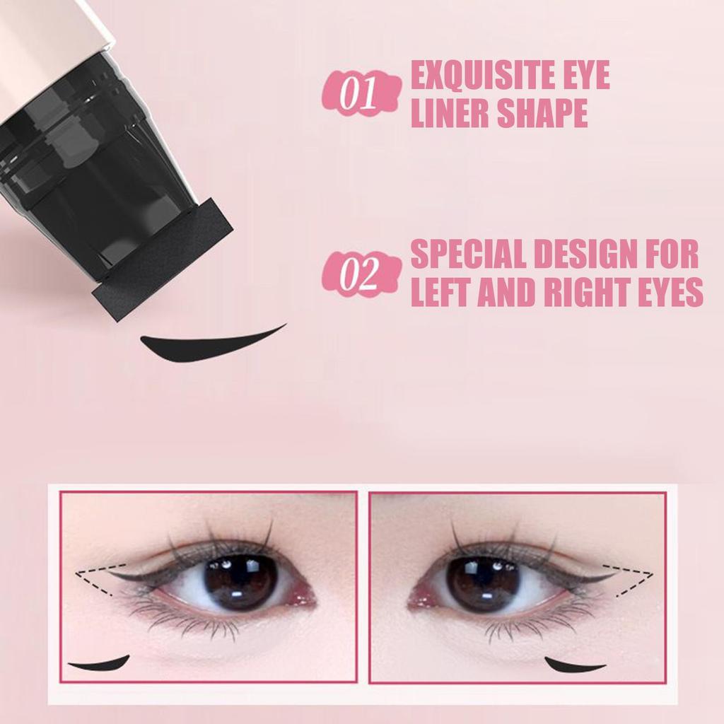 Winged Eye End Stamp Double-Tip Women Makeup Eye End Wing Stamp Waterproof Long-lasting Portable Quick Drying Cosmetics Dating