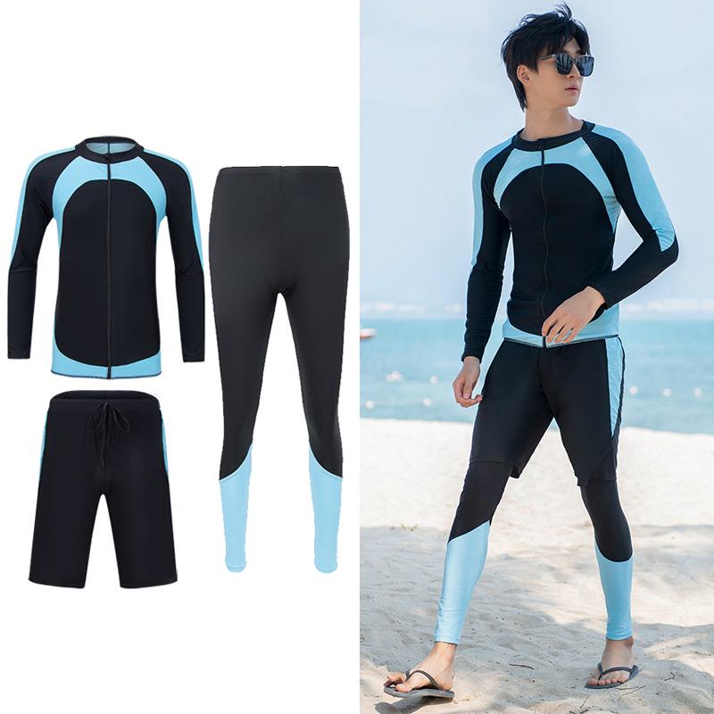 Unisex Plus Size Rychleschnoucí Potápěčský Oblek s Dlouhými Rukávy pro Surfing a Ochrana proti Medúzám