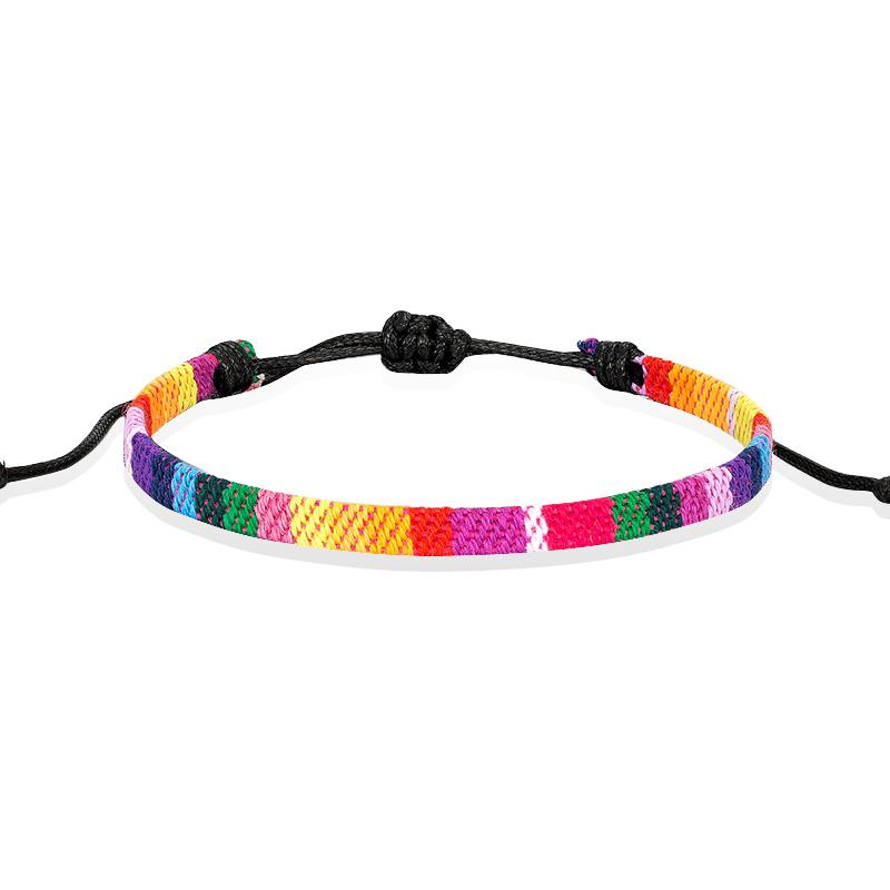 Bohemian Handmade Couple Bracelets Men Charms Weave Adjustable Bracelets for Women Friendship Summer Beach Surfing Boho Jewelry
