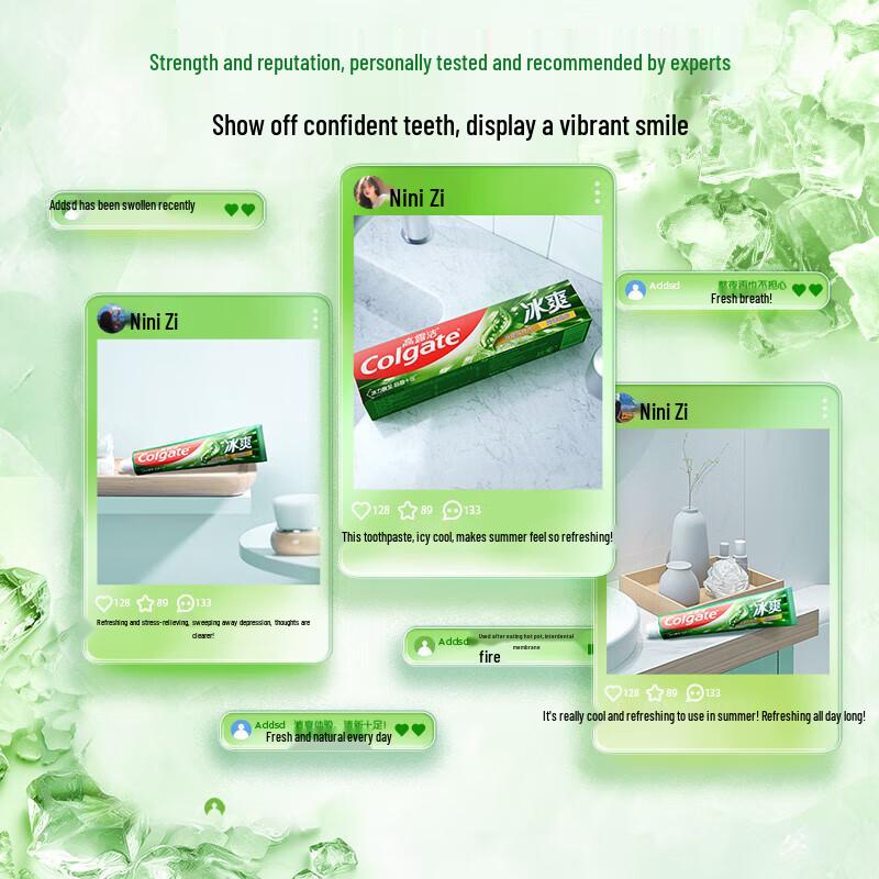 Colgate Icy Fresh Toothpaste - Cold Brew Longjing Tea
