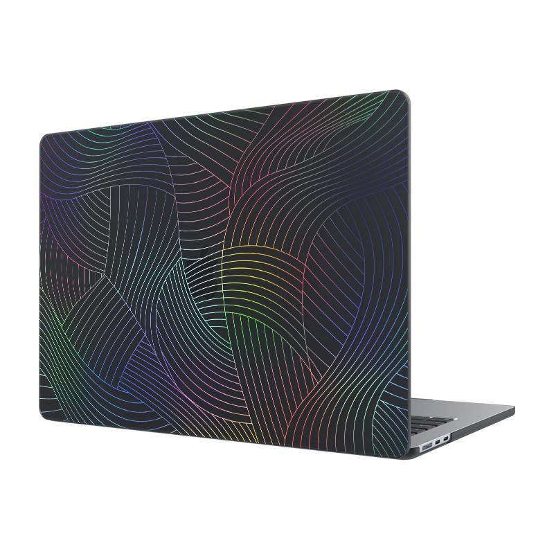 Hard Shell Laptop Case MacBook Air 13.6 15.3 Pro 14 16 Inch - Laser-Effect Holographic Design Protective Cover