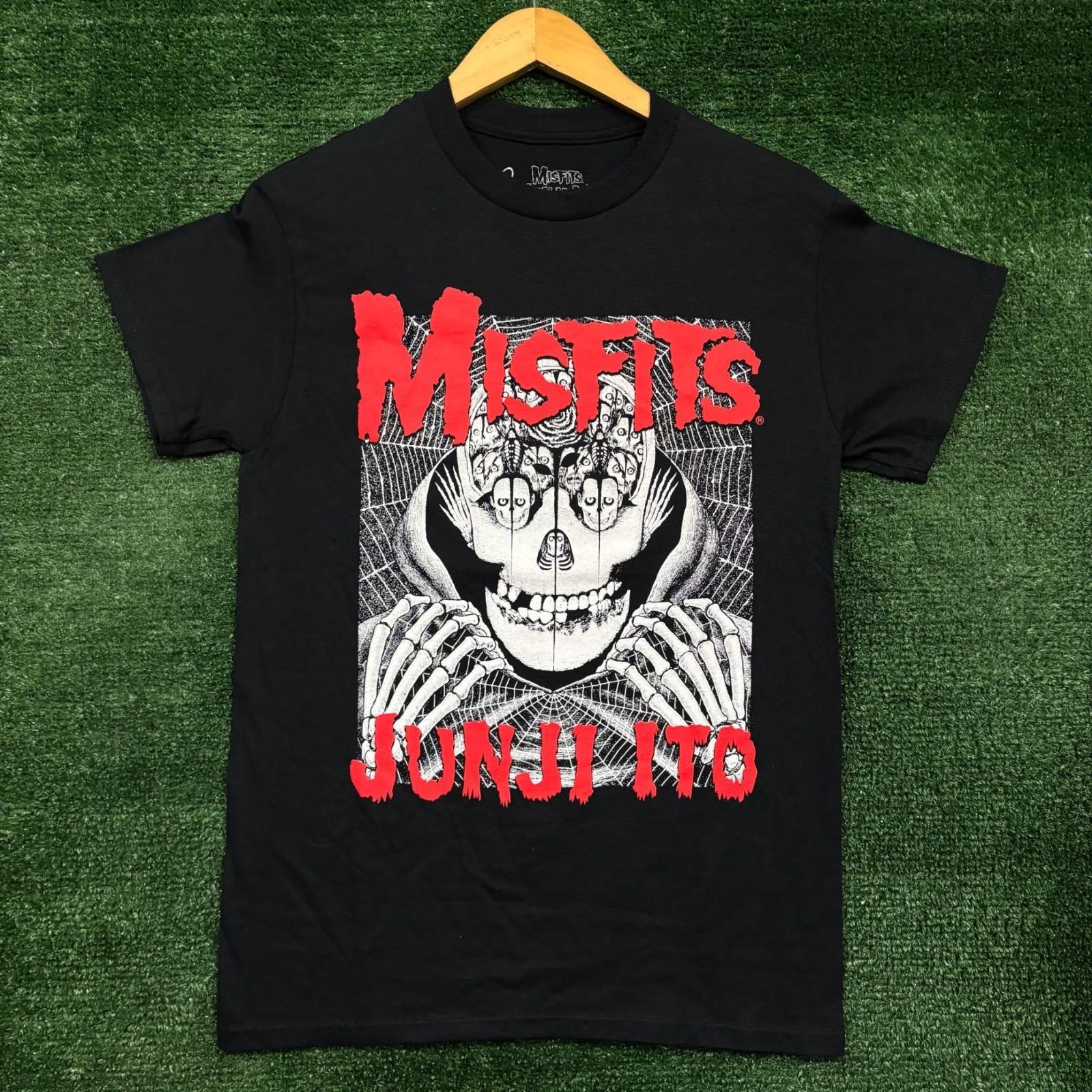 Junji Ito Horror Manga x Misfits Punk Rock Band Size Small Unisex T-Shirt XXXXL