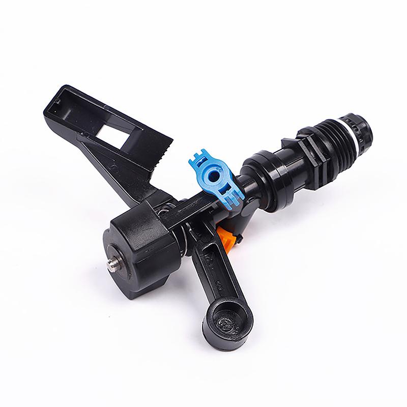 Aspersor rotativ pentru udarea grădinii, duză cu balansoar din plastic, pentru irigare, aspersor pentru gazon cu conector tată de 1/2 inch