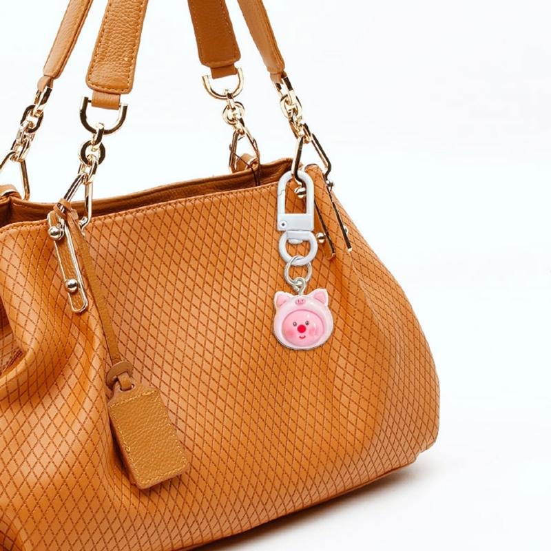 Cute Resin Keychain Loopy Keychain Resin Cartoon Doll Pendant Cute Accessories Perfect Gift for Woman Girls Children