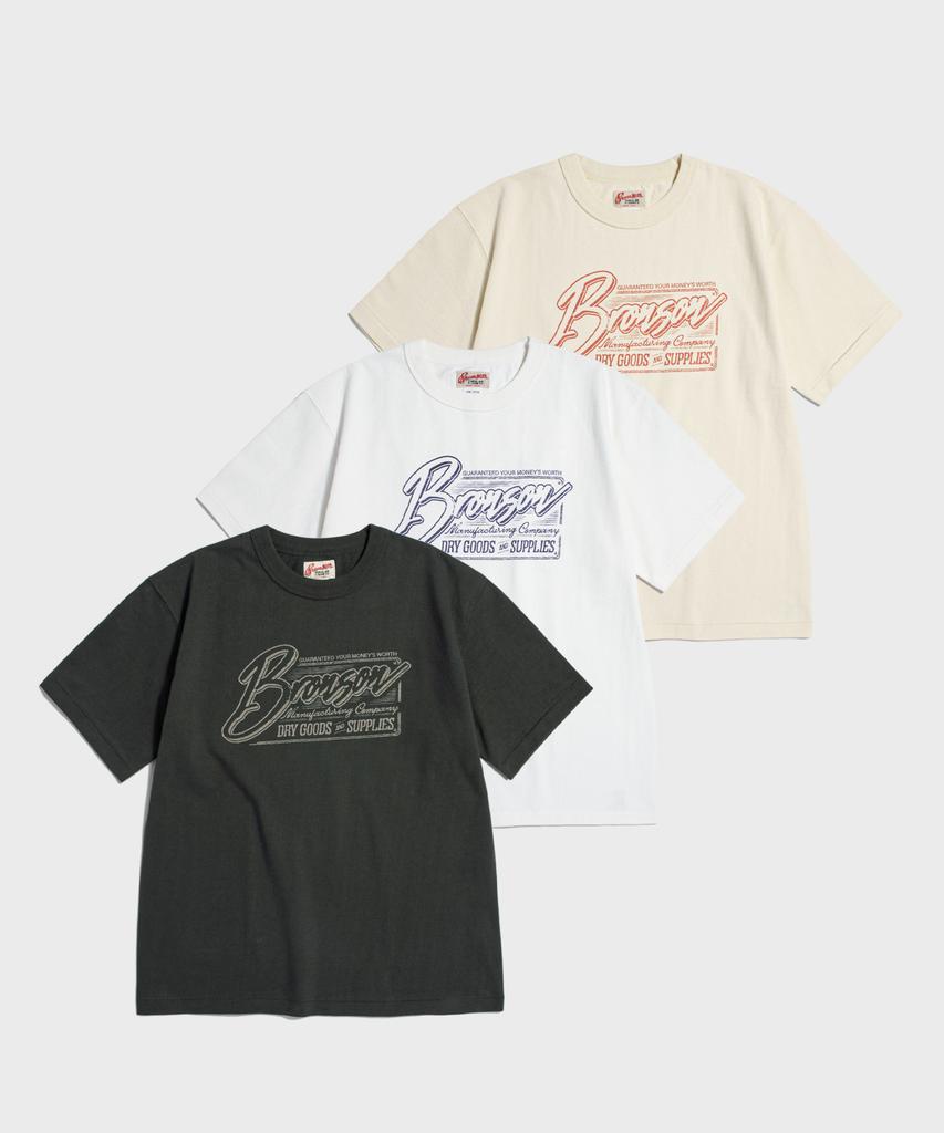 Beulonseun Vintage Signage Loopwheeled Graphic Tee Vintage Black