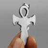 Nordic Viking Cross Sword Eye of Horus Pendant Titanium Steel Necklace for Men Amulet Jewelry