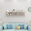 Modern Wall Bookshelf: Simple Multi-Layer Nordic Storage Rack
