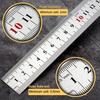 15cm/20cm/30cm/50cm Stainless Straight Ruler Steel Double Side Centimeter Inches Scale Metric Ruler Tool School Supplies Rulers