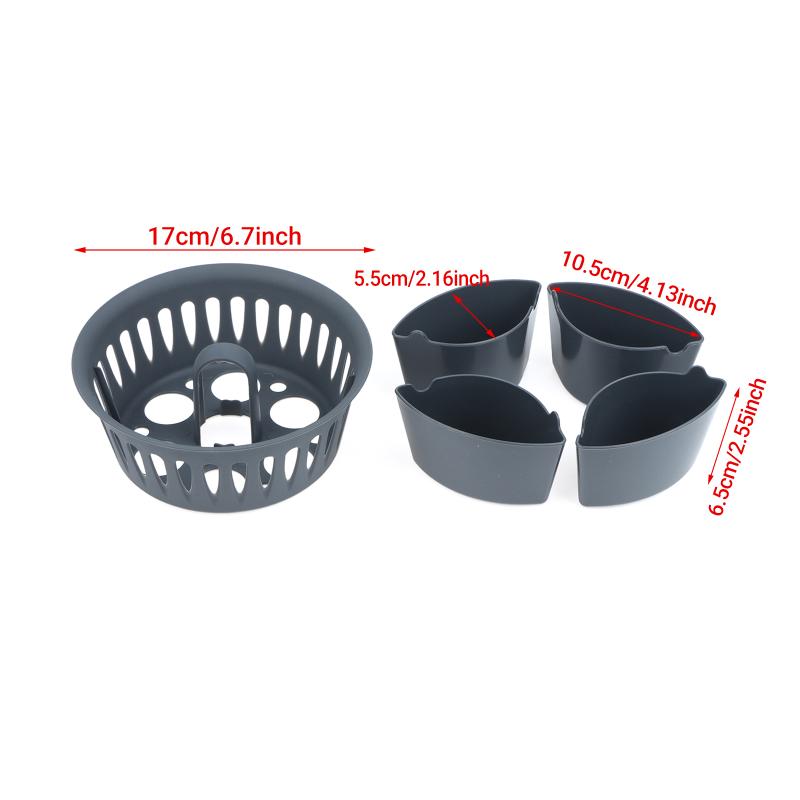 Food Grade 2-in-1 Boiling Pot Steaming Rack for  TM5 TM6 TM31 Portable Egg Cooker Kitchen Gadget
