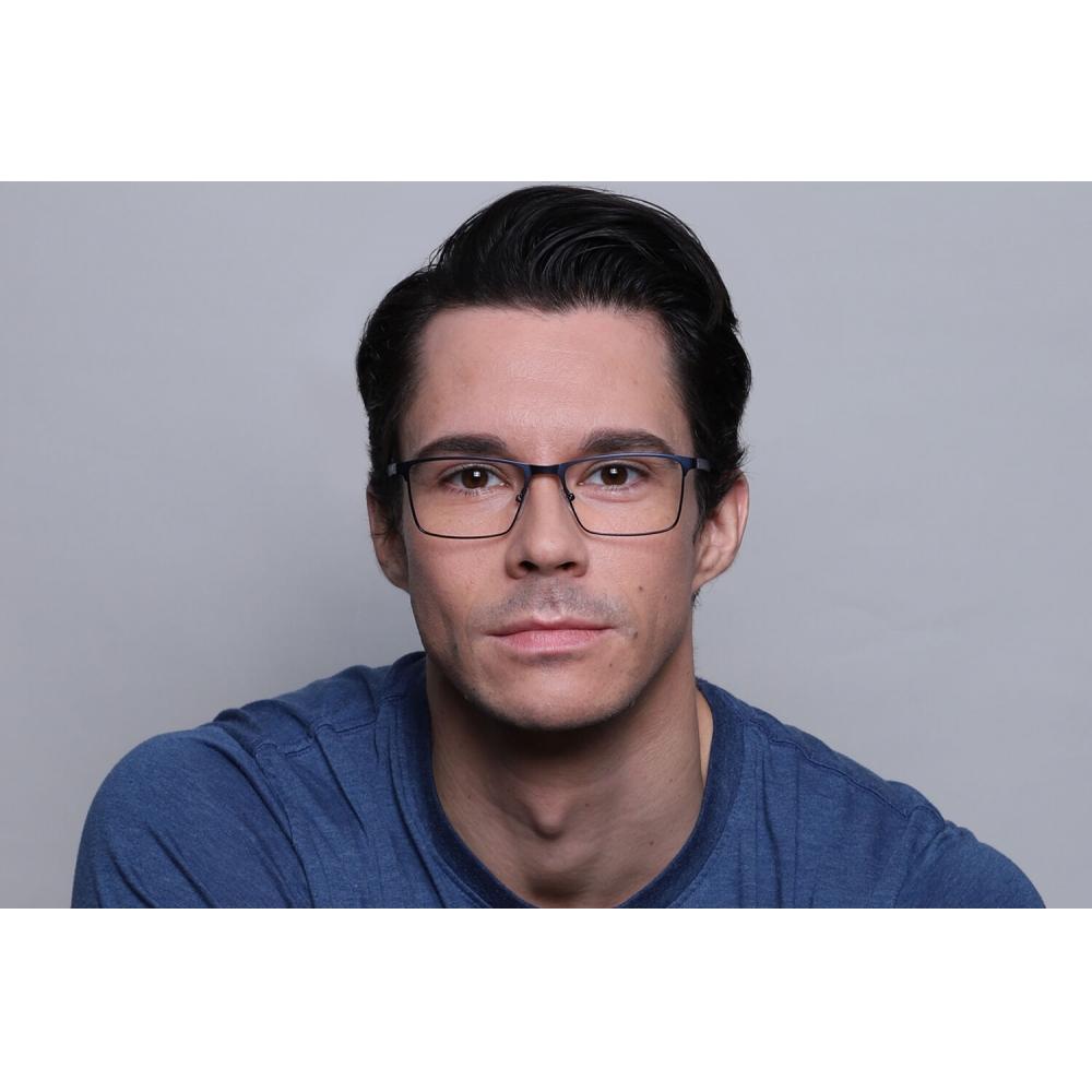 Full Rim Rectangle Blue Smartbuy Collection Dallas 997a Fashion Unisex Eyeglasses