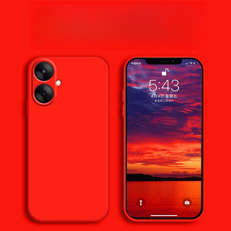 Applicable To Redmi 13r Mobile Phone Case Redmi Protective Case Liquid Soft Silicone Full-cover Anti-fall Case for Men and Women