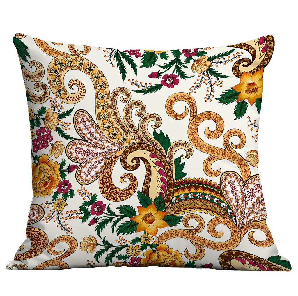 Bohemian Ethnic Style Pillow Cover Living Room Sofa Cushion Hotel Teahouse Pillow Cushion Cover Premium Durable